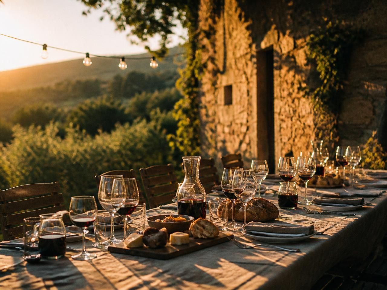 Ambiente in stile rurale della Tuscia, evocativo di Casa Vacanze Il Geranio